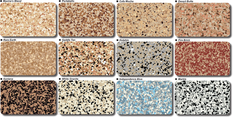 granitexColorChart